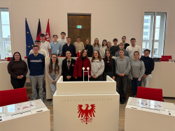 Besuch im Landtag Brandenburg